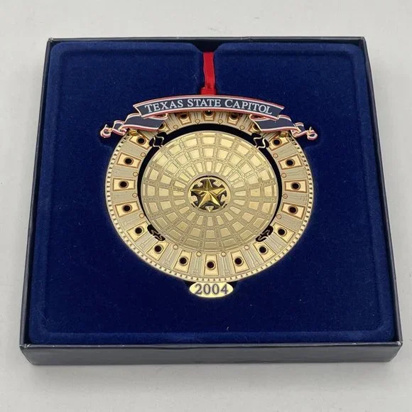 Texas State Capitol Interior Dome 2004 Christmas Holiday Ornament Collectible - Picture 7 of 12